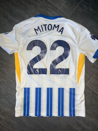 Brighton & Hove Albion Trikot, Mitoma, Gr. M