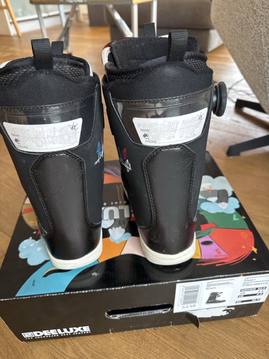 Deeluxe Scarpe da uomo: Kinder Snowboard Boots, Deeluxe, Gr. 36 – Usato da Jegenstorf venduto da Christo0211 4