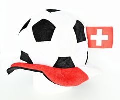 Schweiz Fussball Hut, Fanartikel, Swiss Made, Neuwertig!