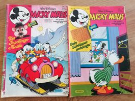 Micky Maus Heft 1986 Nr. 7, 10, - 2 Stk.