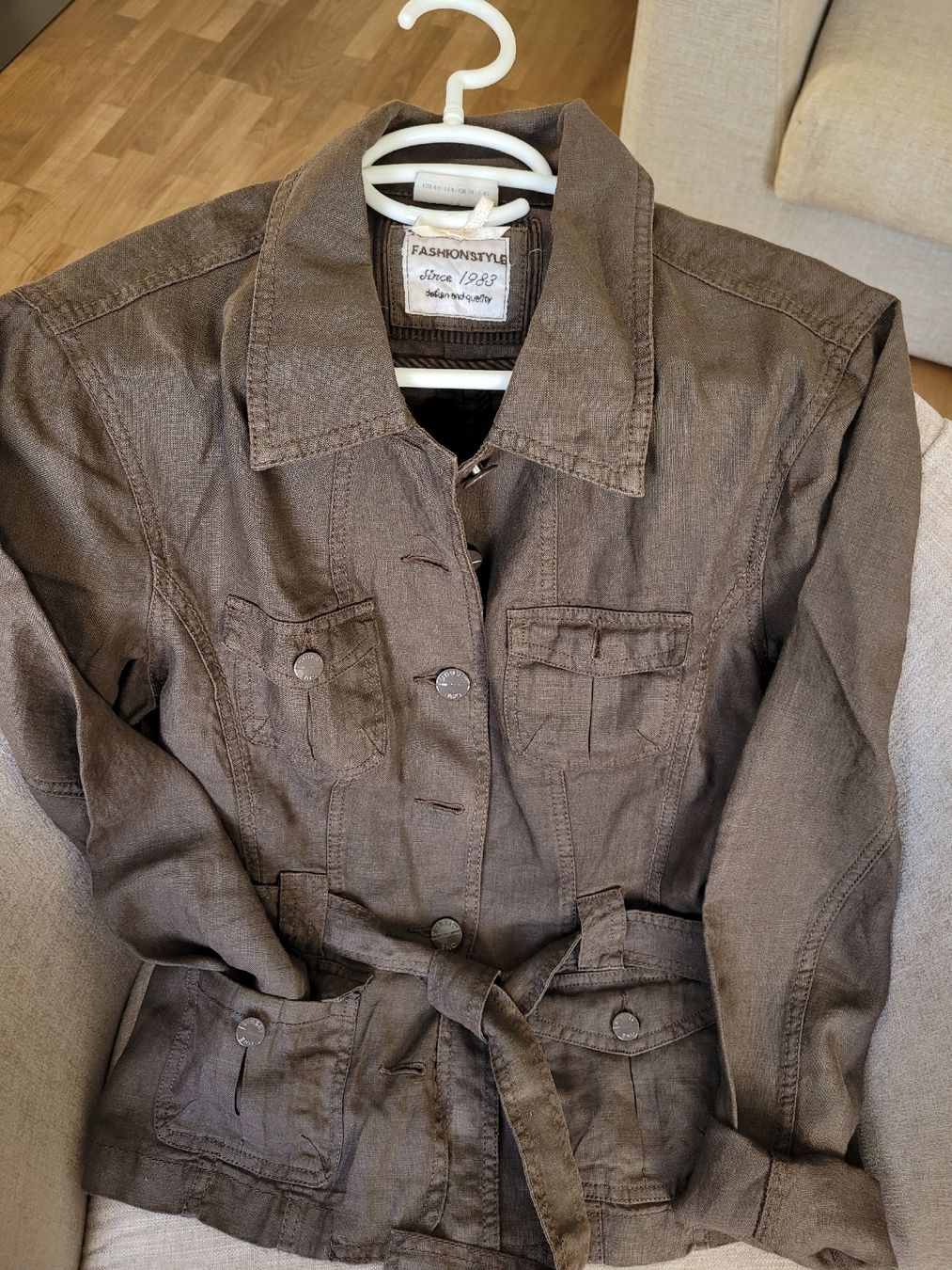 Jacken: Braune  Leinenjacke von "Street One" – Gebraucht aus Richterswil von MANANA_24