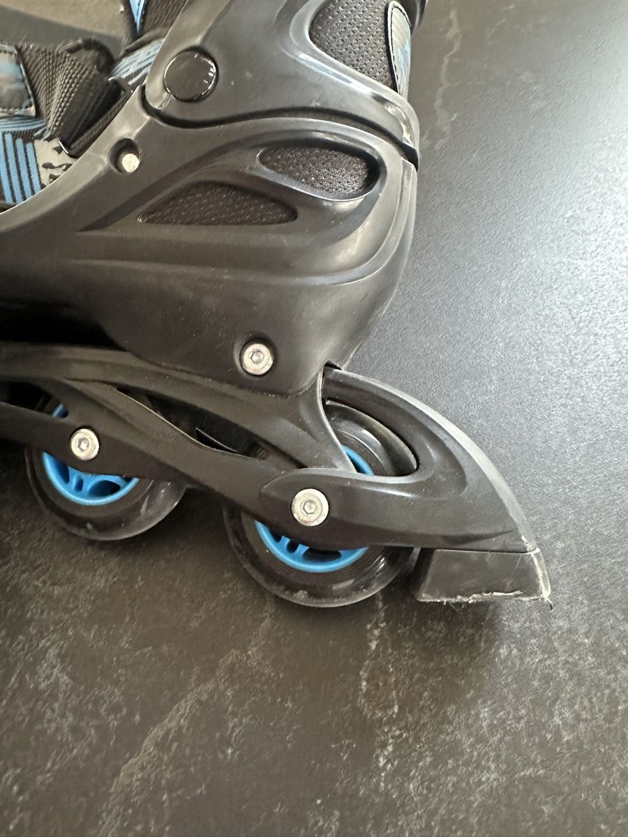Pattini in linea & Pattini a rotelle: Roces Inline Skates verstellbar, Grösse 38-41, Schwarz – Usato da Brütten venduto da Mpatt 4