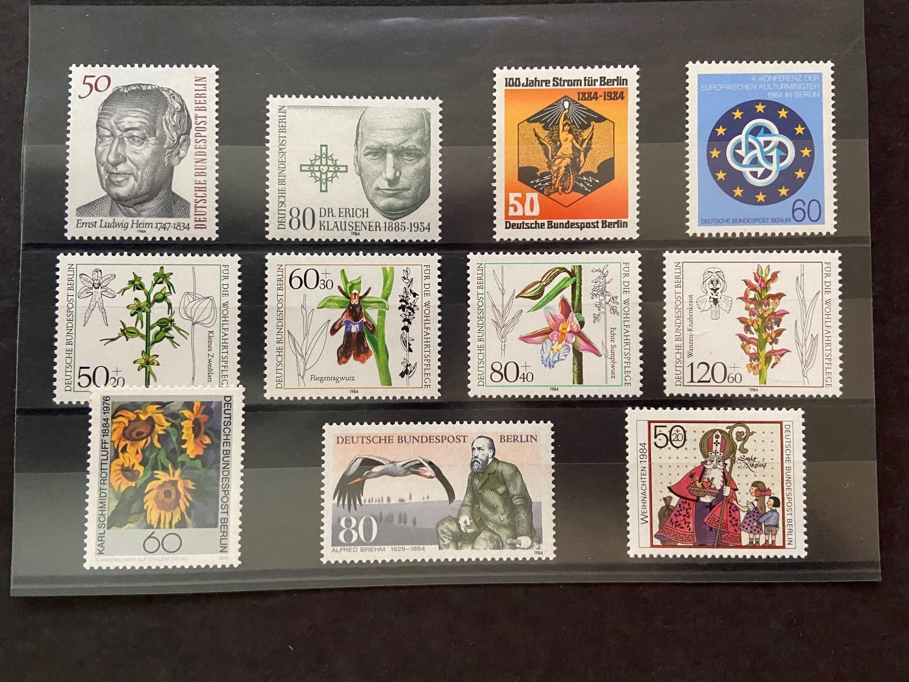 Alle Briefmarken: Berlin 1984 Jahresausgabe  ** – Gebraucht aus Wil SG von fva01 2