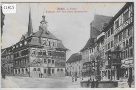 Stein am Rhein - Rathaus mit alten Bauwerken