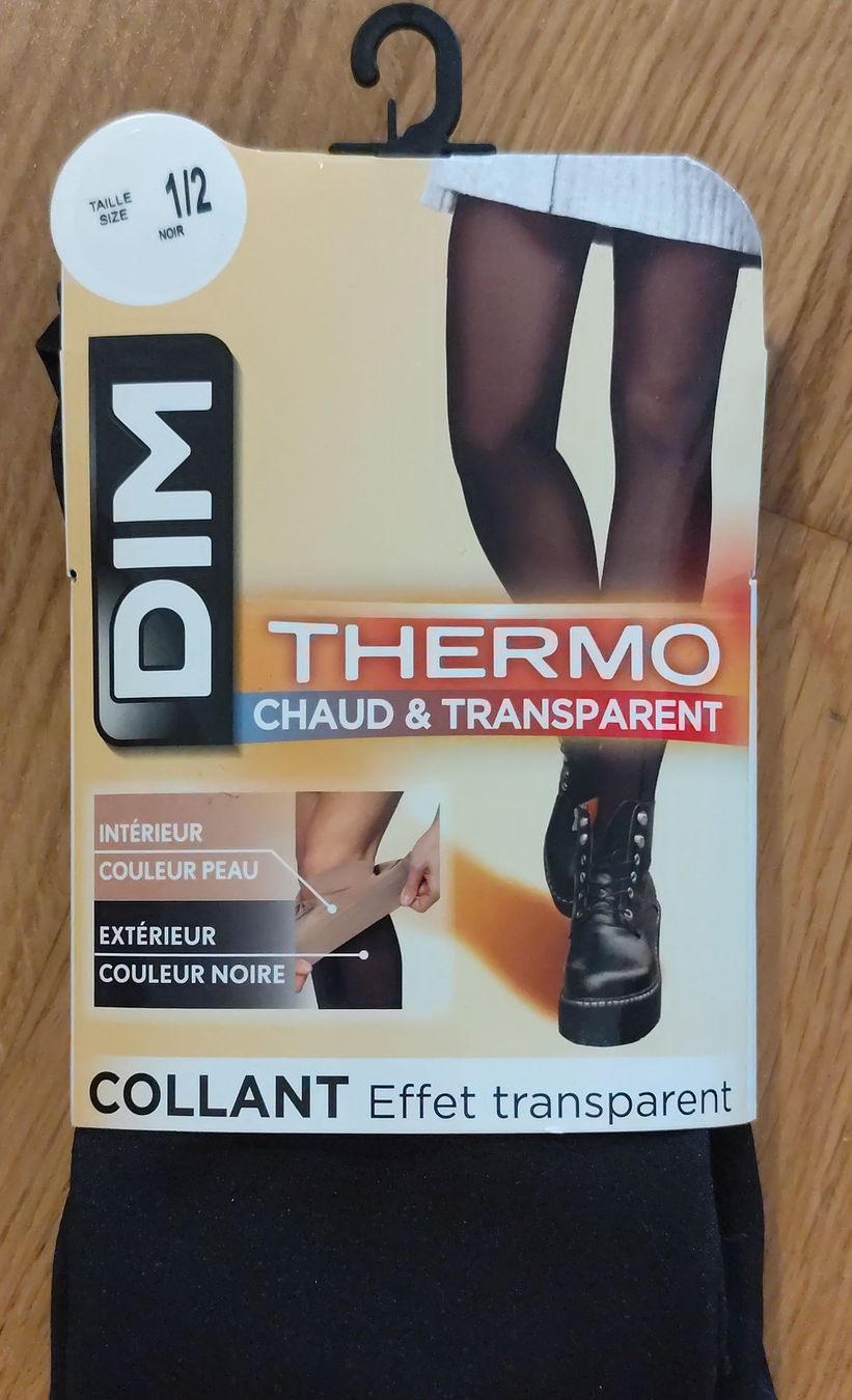 Dim Calze & Collant: Collant DIM Thermo Noir Taille 1/2 Neuf – Nuovo e nell'imballaggio originale da Neuchâtel venduto da pie_8t6p