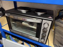 Mobiler Ofen mit 2 Herdplatten