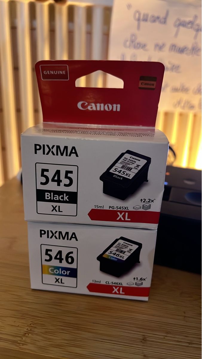 Cartouche D'encre Originale Canon Pixma 546 Couleur (couleur) Neuve, Sous Blister