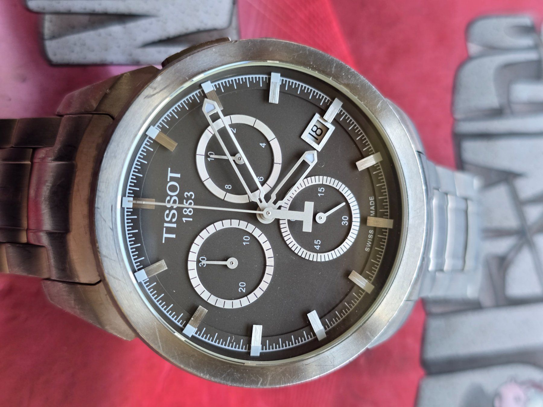 Tissot Orologi: 513 Tissot Titanium Chronograph Jumbo wunderschoen – Usato da Muri AG venduto da Corredor 3