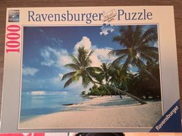 1000er Ravensburger Puzzle. Südsee, Bora Bora. Grösse 70 x 5