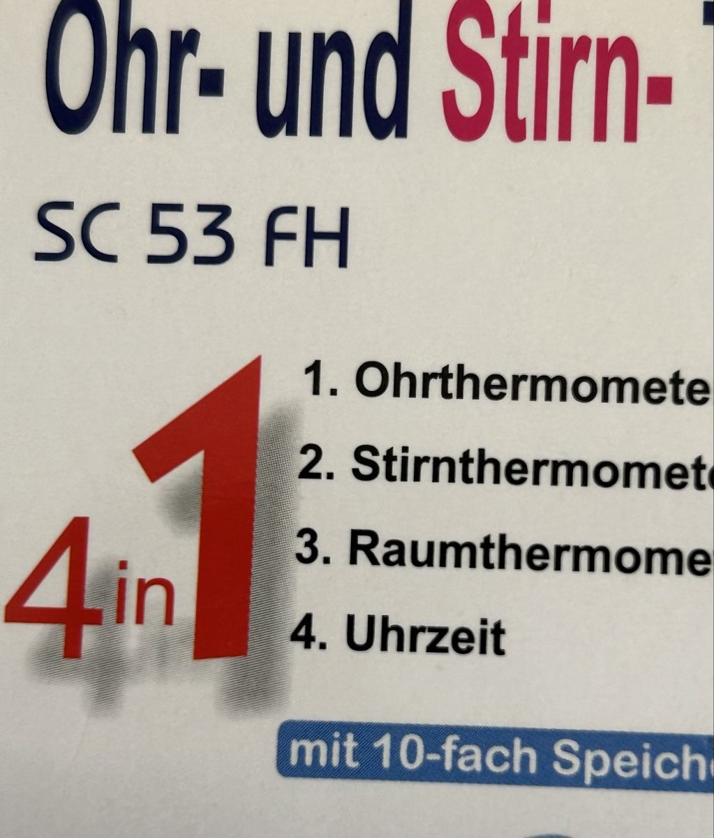 Altro per la casa: Ohr- und Stirn- Thermometer – Nuovo e nell'imballaggio originale da Frauenfeld venduto da berk39 6
