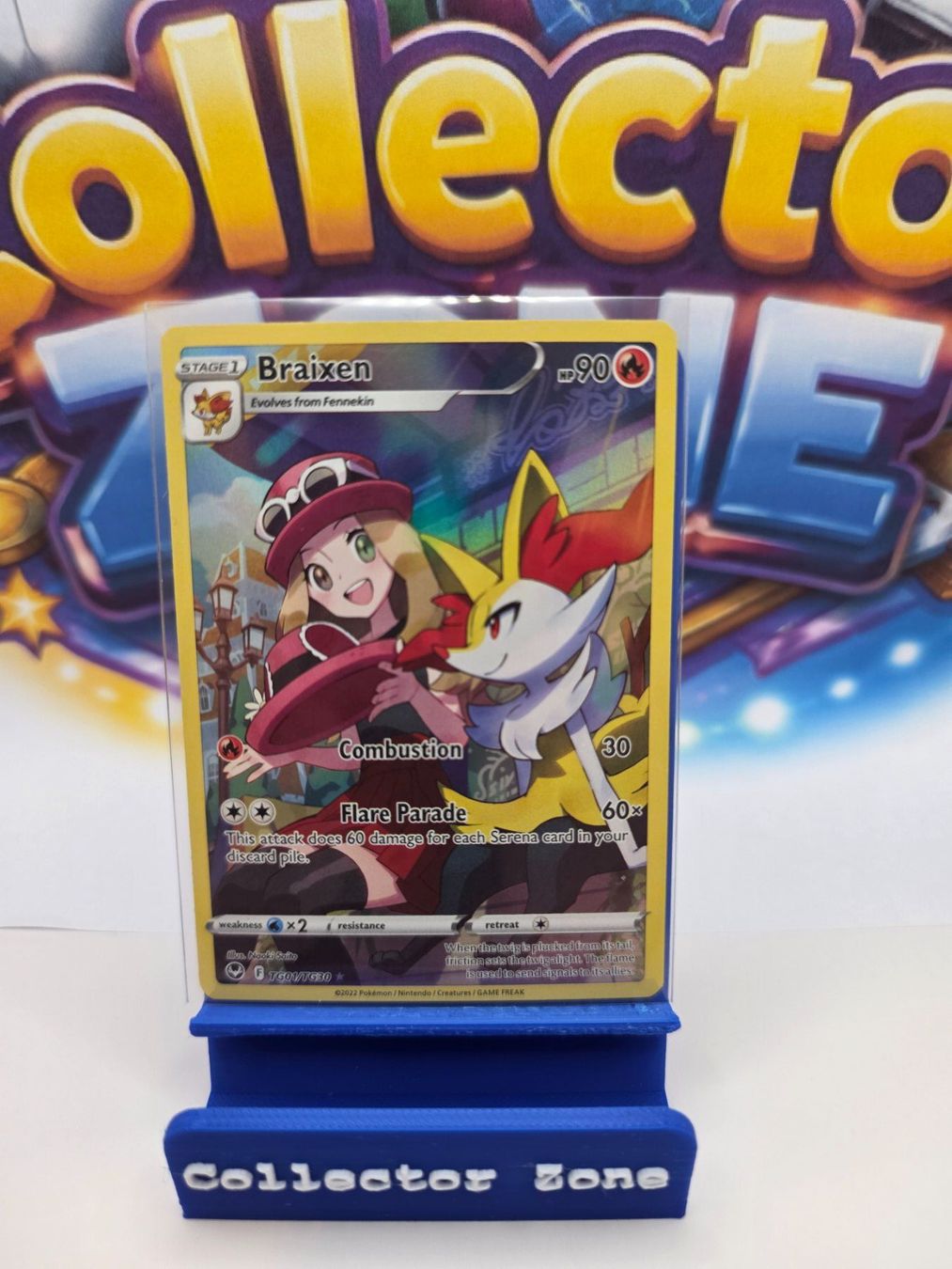 Pokémon Carte collezionabili: Braixen Trainer Gallery Rare / Pokemon / EN – Nuovo (secondo la descrizione) da Böckten venduto da Collector-Zone