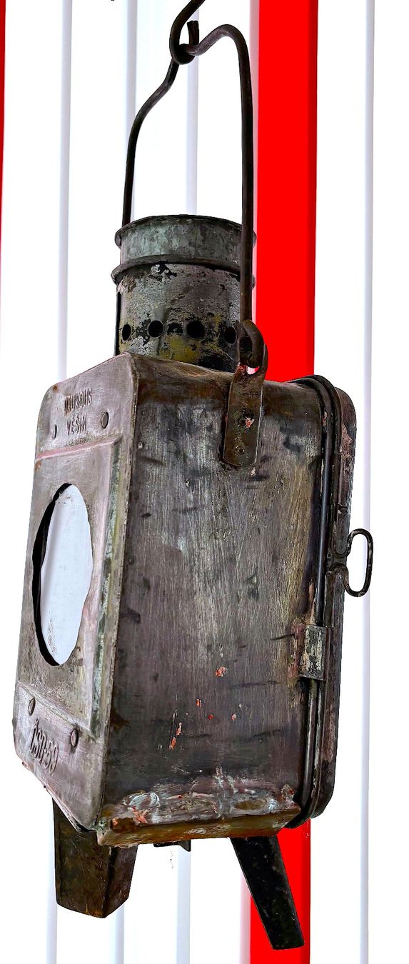 Schweizer Armee Lampade: Antike PETROL LAMPE DER CSD-59 DER CECHISCHEN STADTSBAHN – Usato da Ipsach venduto da locky55 3