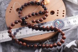 Obsidian Braun   6mm  Kugel     Strang  – Räumung (1)