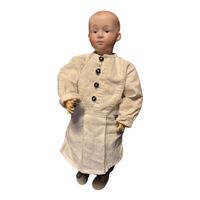 Porzellankopfpuppe antik , Gliederkörper - 30 cm gross