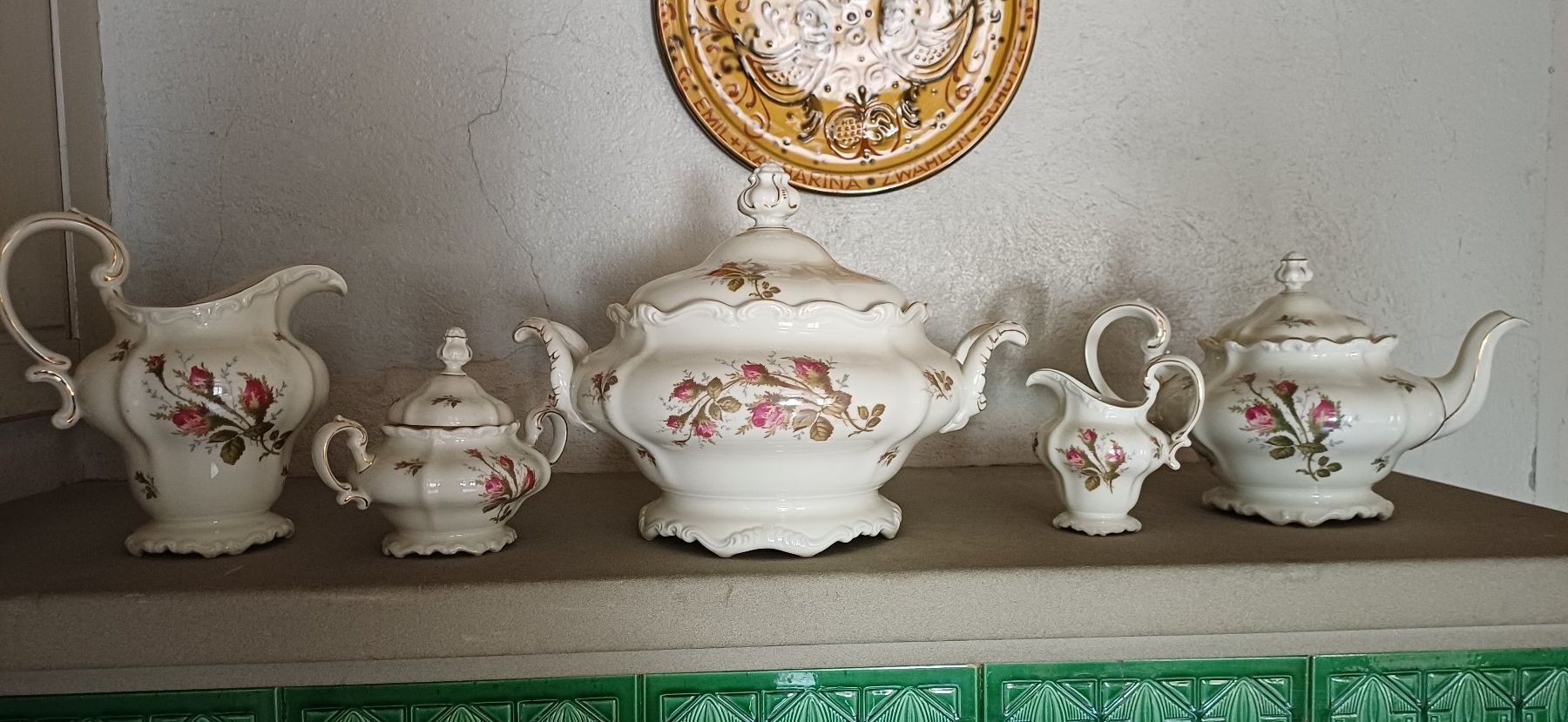 Rosenthal Set di piatti: Geschirr-Set Rosenthal "Pompadour", 56-teilig – Usato da Porrentruy venduto da mzw_7rcs 5