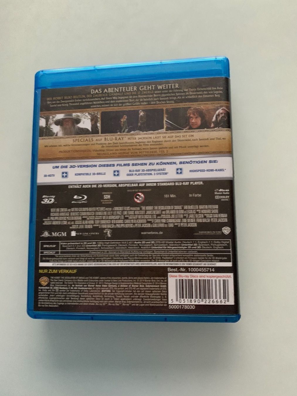 Tutti i DVDs: blu Ray 3D der hobbit – Usato da Goldach venduto da ztp 2