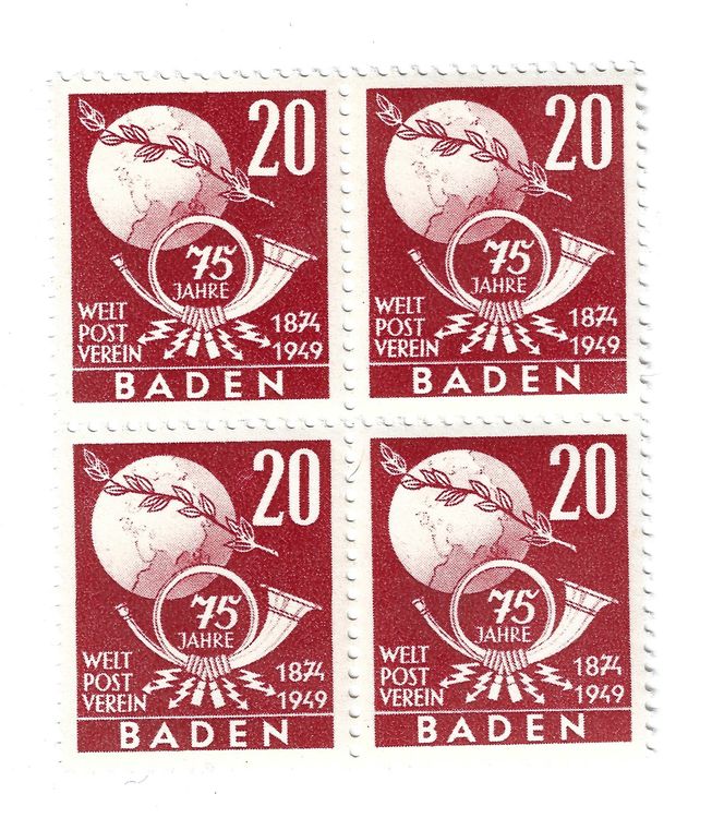Marx Block 8/9 A/B, Wz. 2 YII, Tadellos Gestempelt , Gepr. Schönherr