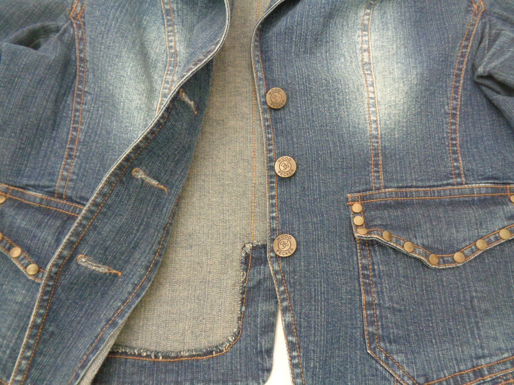 Jacken: Jeans Jacke - Wood Peker Stretch Gr.40 – Gebraucht aus Chur von omonia 4