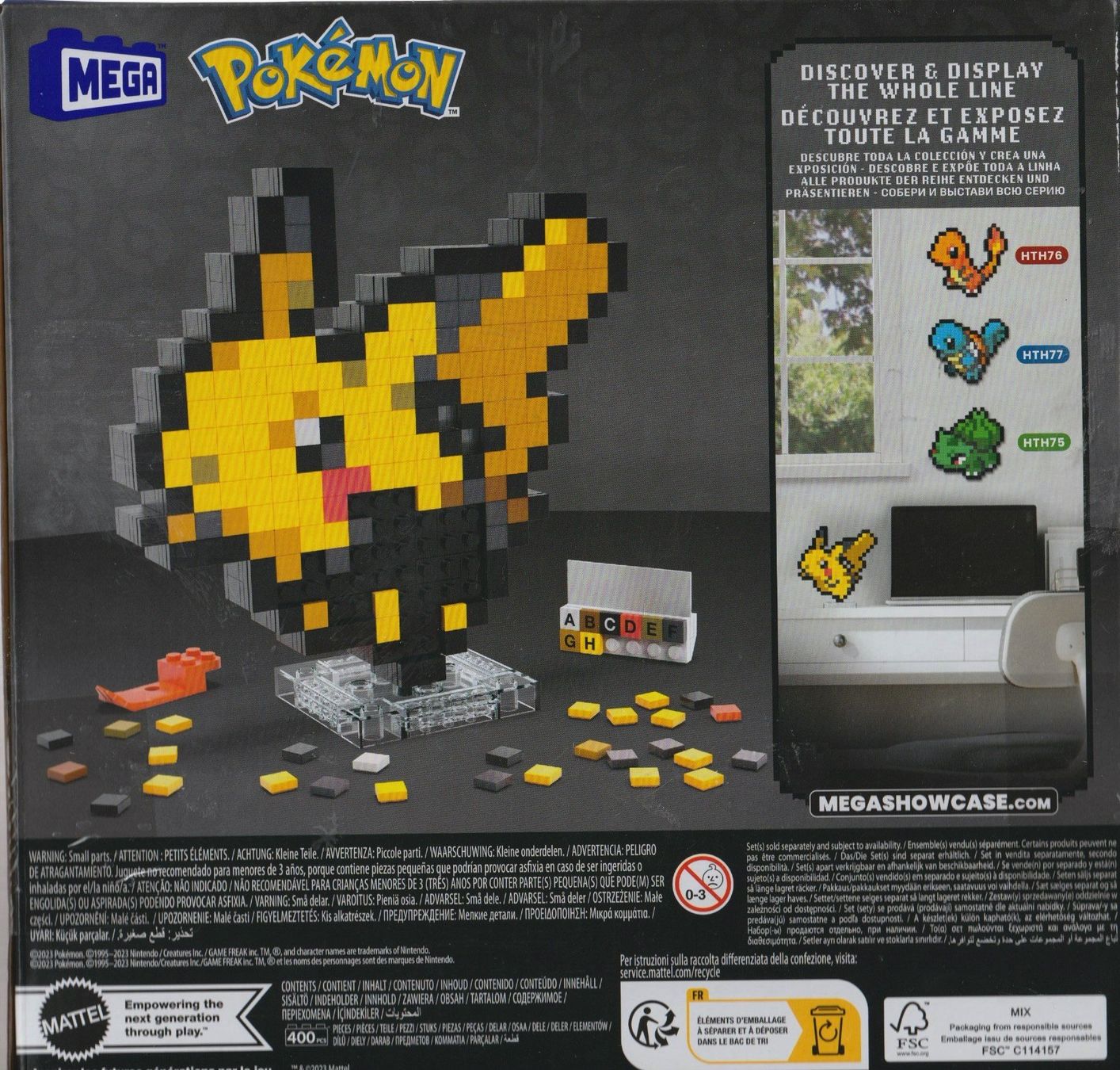 Mega Baukästen: MEGA HTH 74 POKEMON PIKACHU PIXEL ART new 400 bricks – Neu und originalverpackt aus Vezia von Aquarius_Age 1