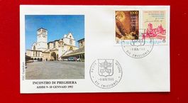 VATIKAN FRANZ VON ASSISI FRIEDENSGEBET S. FRANCESCO FDC 1993