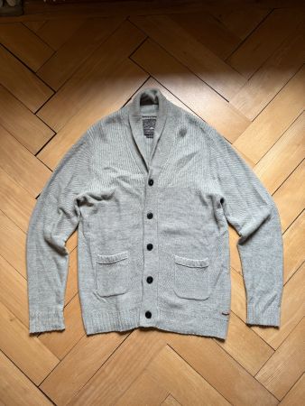 JACK & JONES - Strickjacke hellgrau XL
