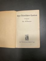Buch Aus Rätischen Landen Chr. Walkmeister Jahr 1920