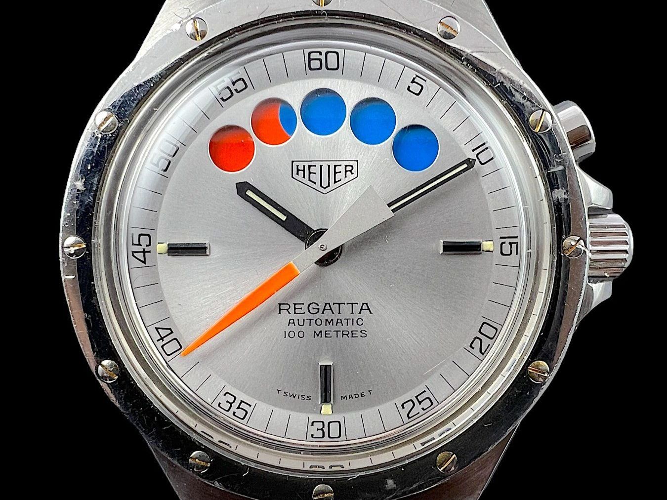 Tag Heuer Orologi: Heuer Regatta Flyback Chronograph Automatic 40mm Stahl *U546 – Usato da Zürich venduto da GalerieInauen