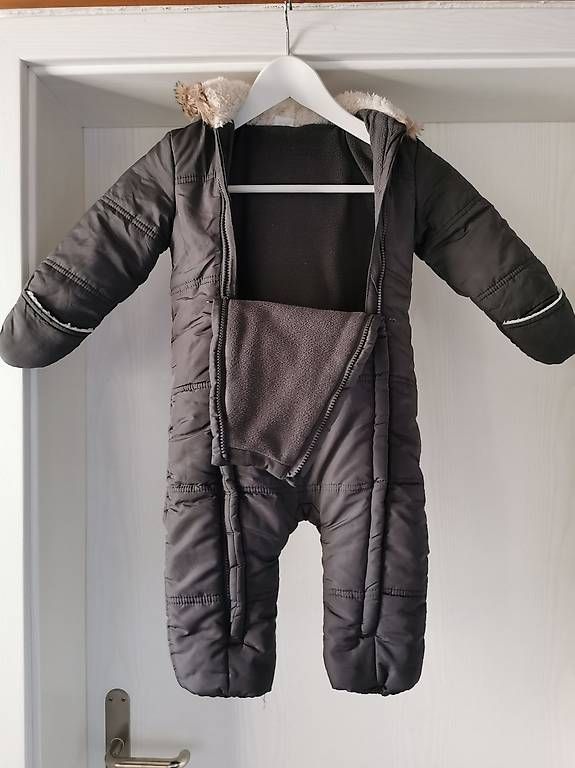 Ensembles: Winteroverall anthrazit Grösse 18-24 M – D'occasion à Scheuren par JaNiBuR 2