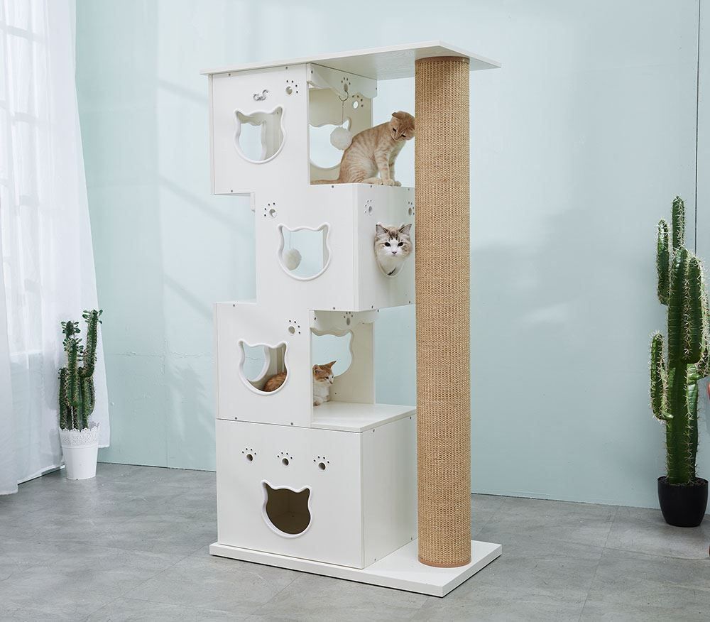 Tiragraffi: CatS Design "Multi Katzenbaum" 4 Stepps – Nuovo e nell'imballaggio originale da Mönchengladbach venduto da Zoopplier 2
