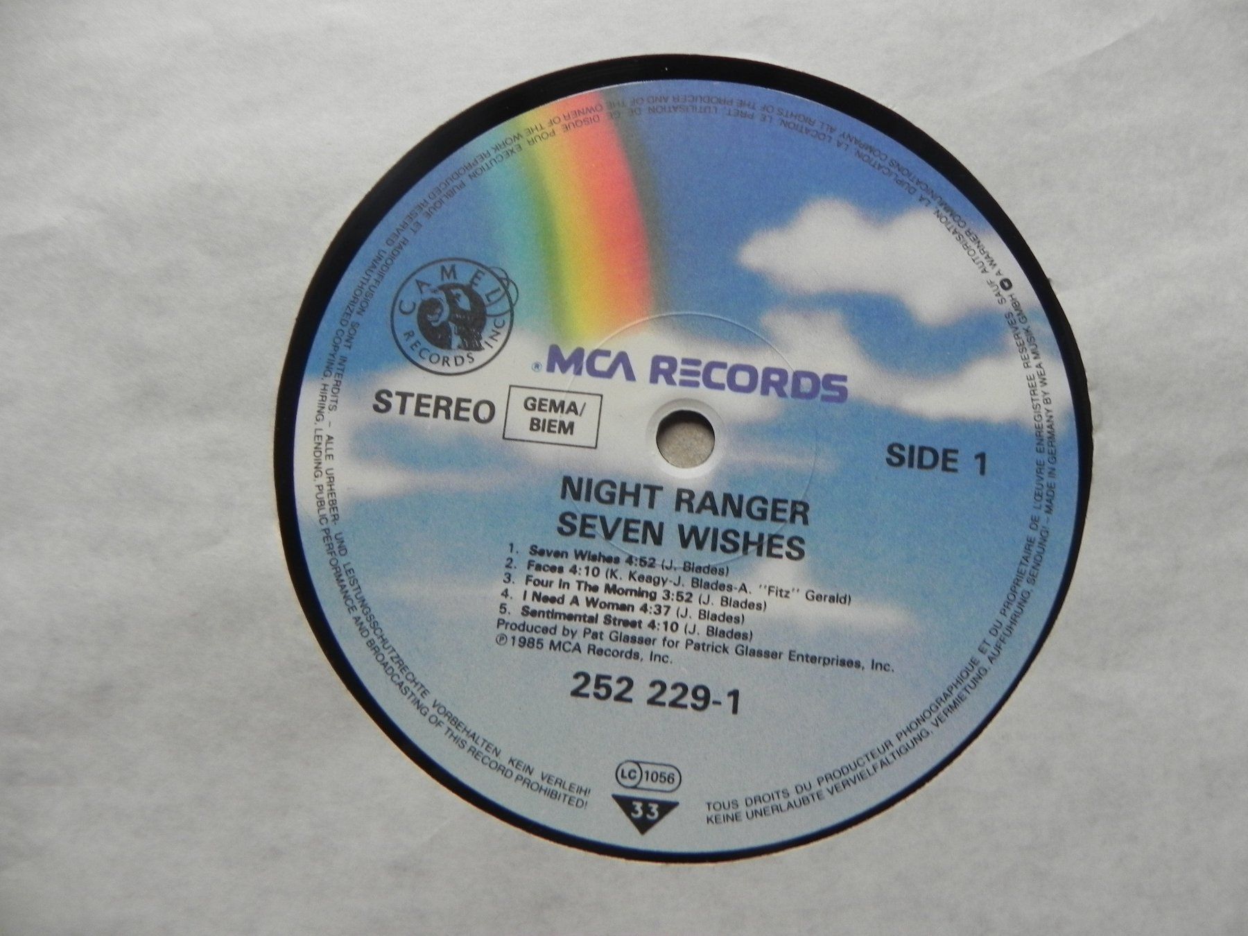 LP USA Hardrock Rock Band Night Ranger 1985 7 Wishes (Gebraucht) in ...
