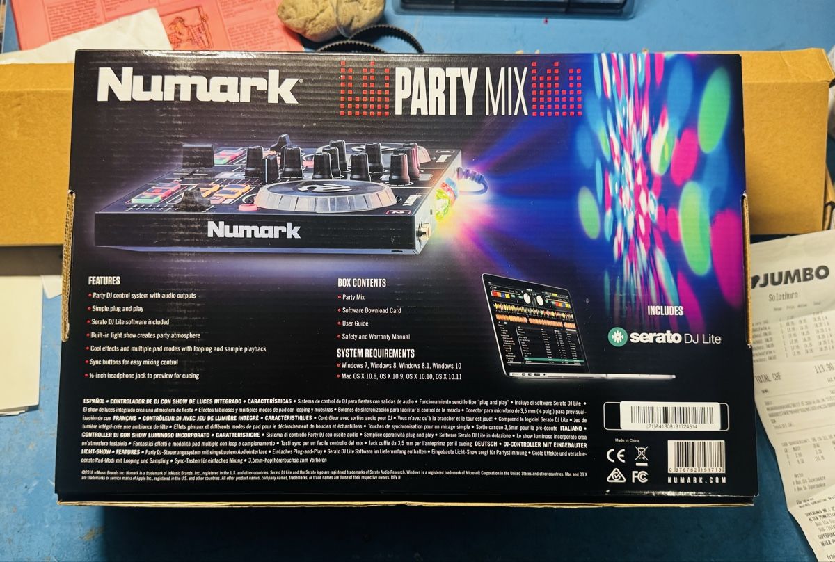 Numark Console di mixaggio: Numark Party mix – Nuovo (secondo la descrizione) da Solothurn venduto da Simuz 4