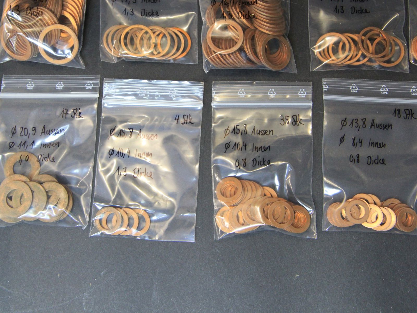 Tutti gli attrezzi: Kupferdichtring Sortiment, verschiedene Grössen – Nuovo (secondo la descrizione) da Hölstein venduto da Kraftpaket 5