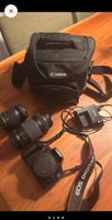 Canon EOS 1100D Digital Kamera mit 2 Objektiven.