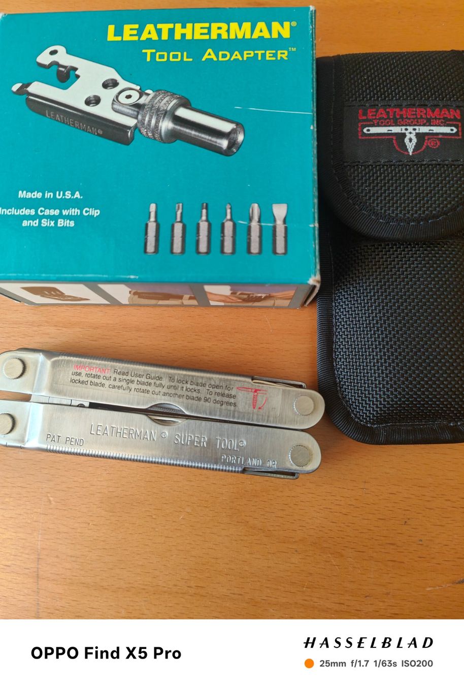 Leatherman Accessori: Leatherman Super Tool mit Zubehör und Adapter – Nuovo (secondo la descrizione) da Basel venduto da M2 2