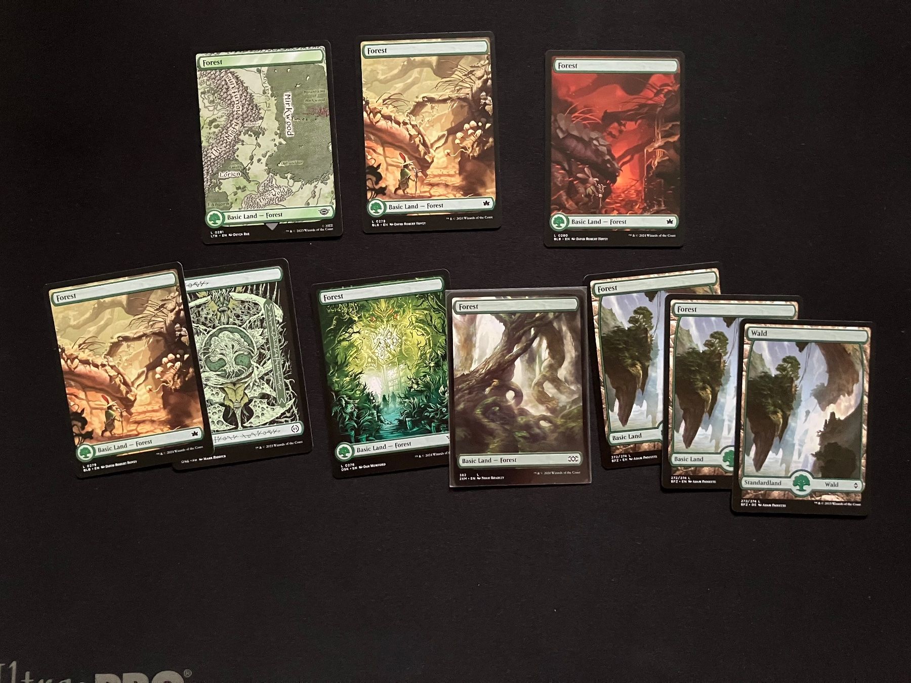 Cartoline: Full art + foil lands Magic the gathering – Usato da luzern venduto da rammdave 1