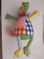  lustiger buntfarbener Stoff-DRACHEN, weich, Grösse 40 cm