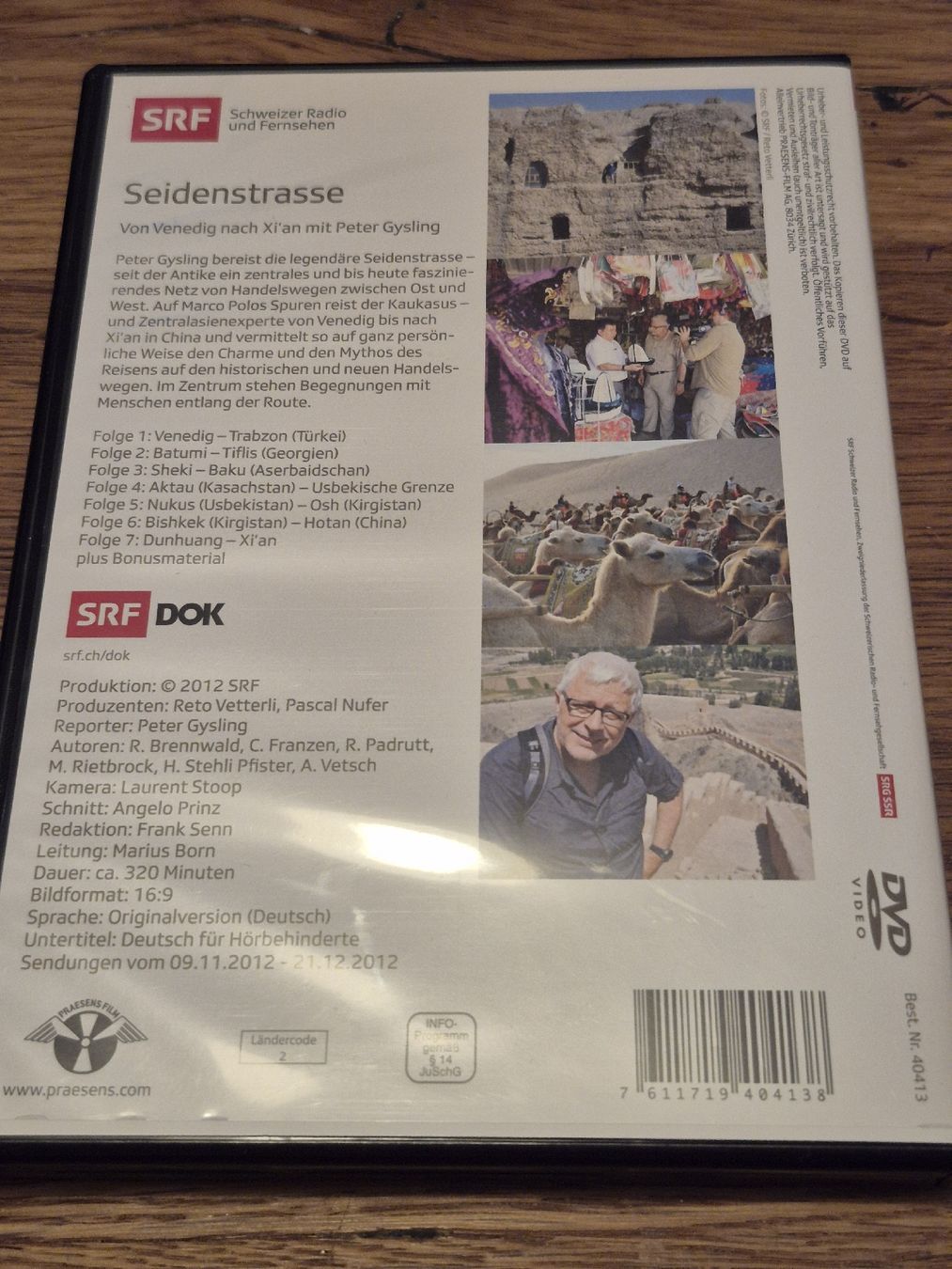 Tutti i DVDs: Seidenstrasse - SRF - Peter Gysling (DVD) – Usato da Oberembrach venduto da giu_7ksd 1