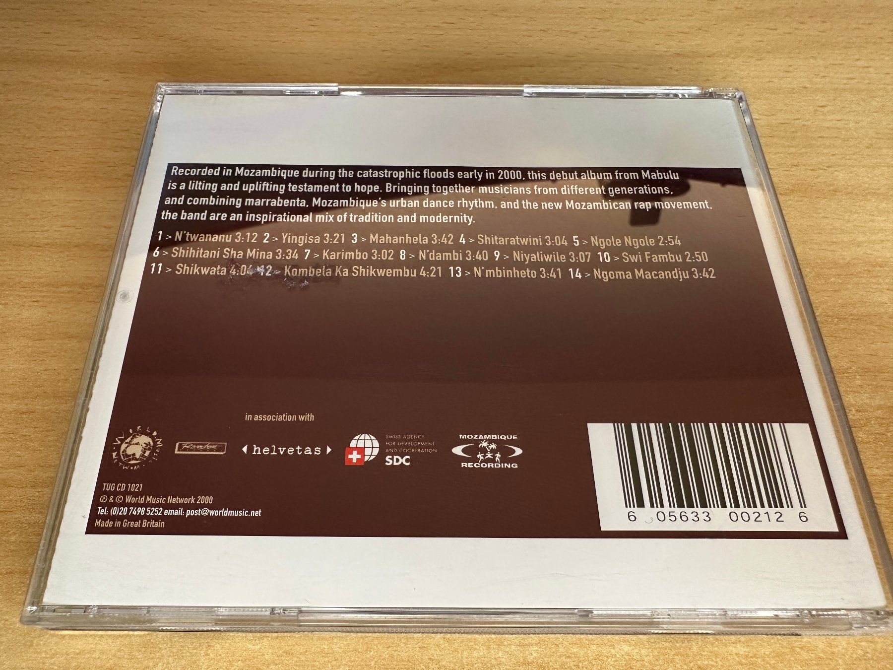 CD: U9 Mabulu – Karimbo – Usato da Rikon im Tösstal venduto da Alpenmutz 1