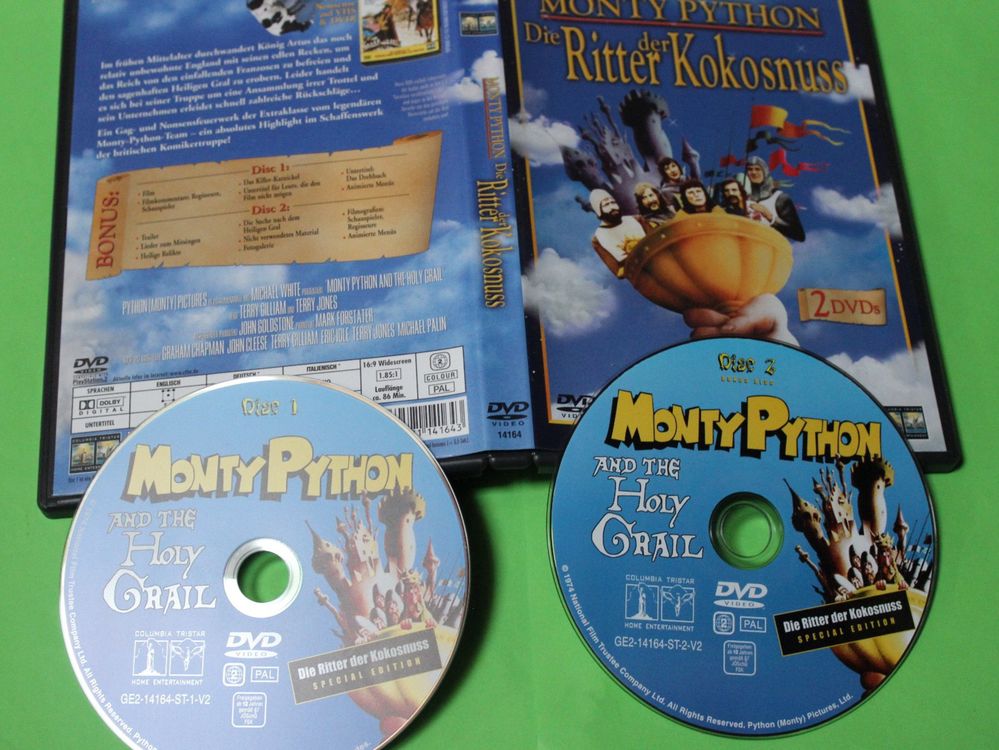 MONTY PYTHON: DIE RITTER DER KOKOSNUSS (Special) KULT! 2DVD | Kaufen ...