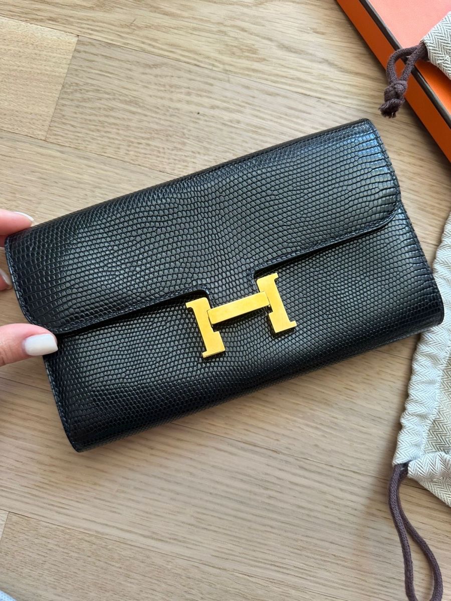 Hermès Borse: Hermès Constance To Go Wallet, Lizard Niloticus, Schwarz – Nuovo (secondo la descrizione) da Mellingen venduto da eli_7hdx 8