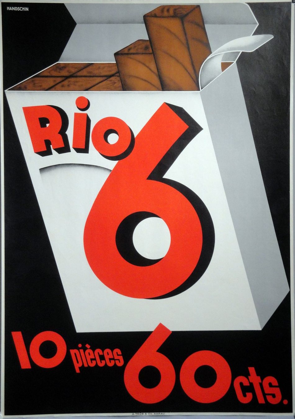 Foto & Immagini: Rio 6 Tabak Original Plakat – Usato da Eggenwil venduto da Joyart