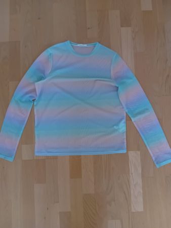 Langarmshirt von Twintip, bunt und transparent