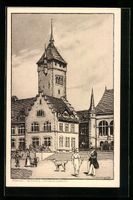 AK Zürich, Am Landesmuseum