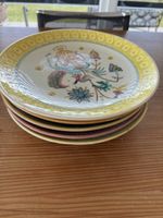 Set: 5 antike Sammlerteller, Keramik