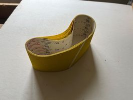 3 x SIA Schleifband, Schleifpapier, Rubans Belts, ca 45x10cm