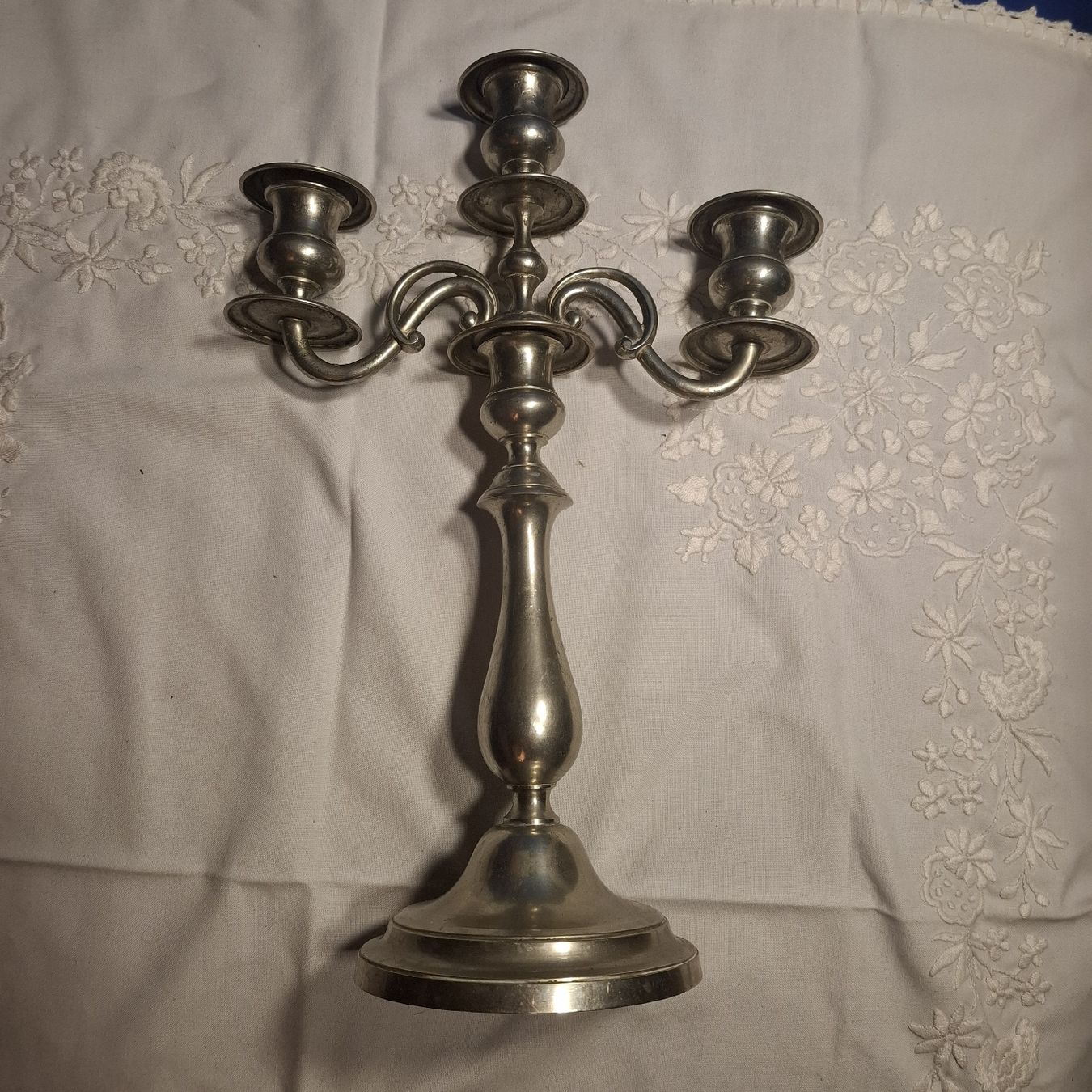 Portacandele: 3 Facher Kerzenhalter Messing – Usato da Nürensdorf venduto da DANG3REUX 1