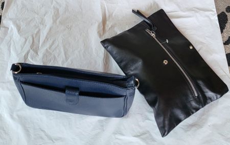 2  Sacs à main en cuir véritable  Tendance! sans bandoulière