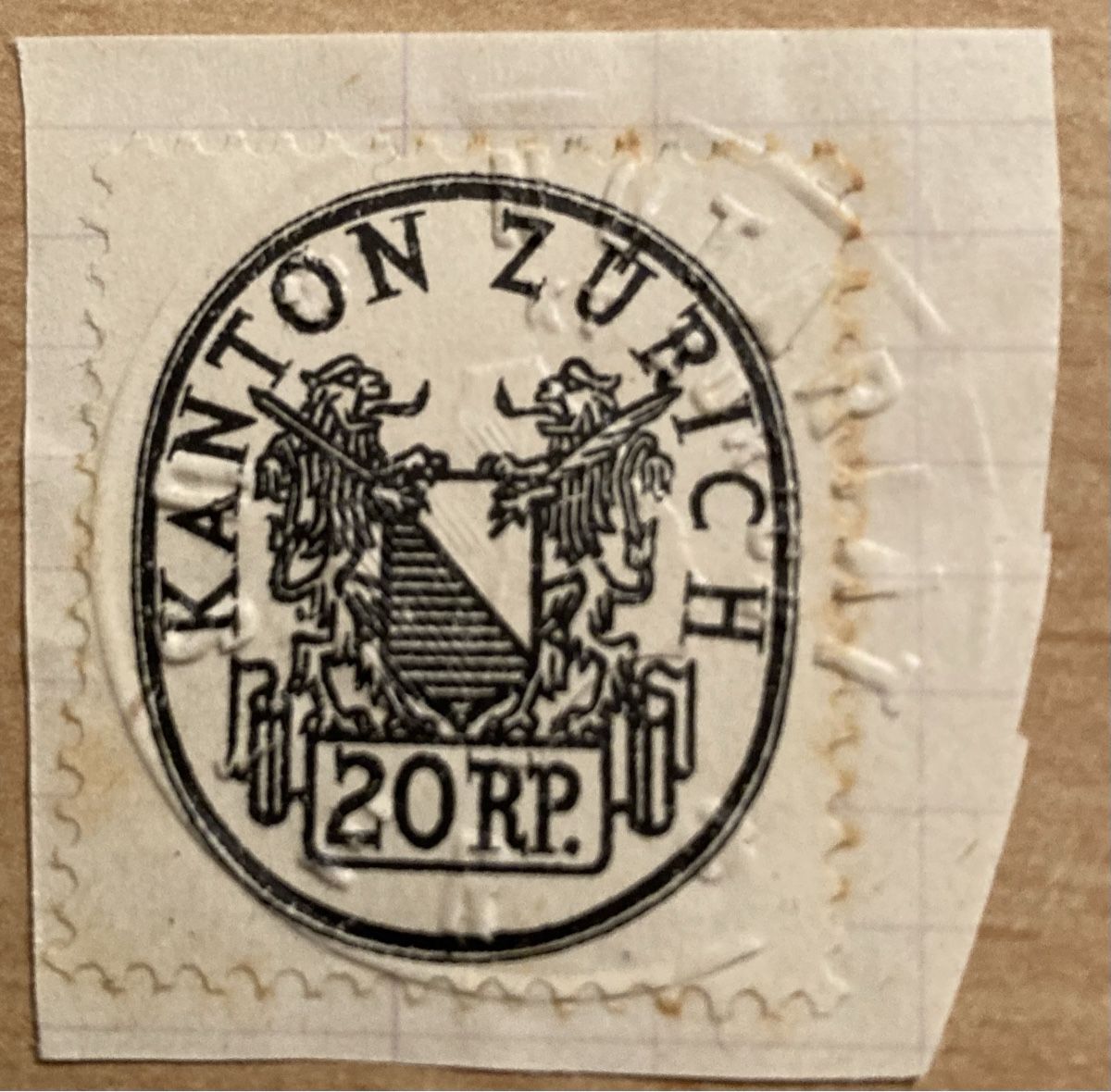 Tutti i francobolli: Fiskalmarke Kanton Zürich – Usato da Hunzenschwil venduto da zibu88