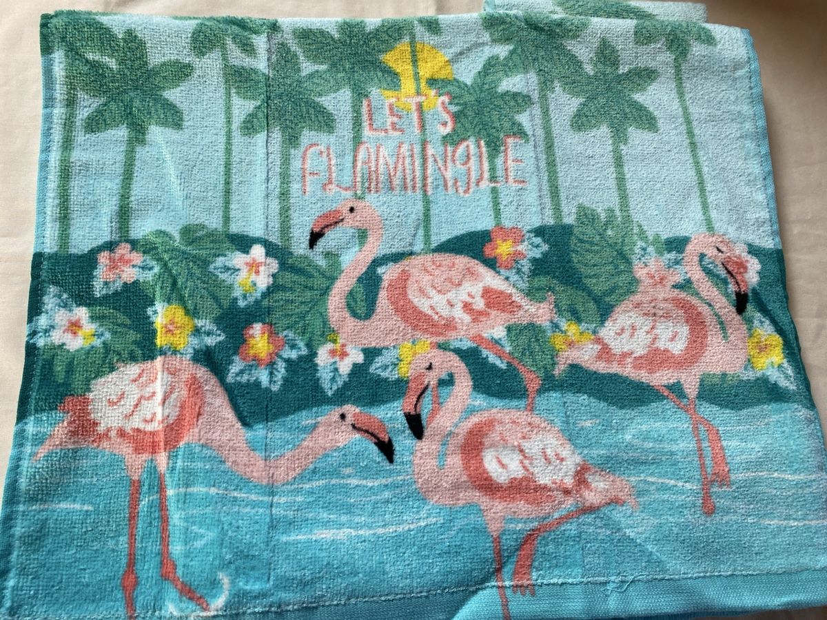 Strofinacci: 2x kitchen towels summer designs flamingos – Nuovo e nell'imballaggio originale da Buttikon SZ venduto da Maxwelltime 1