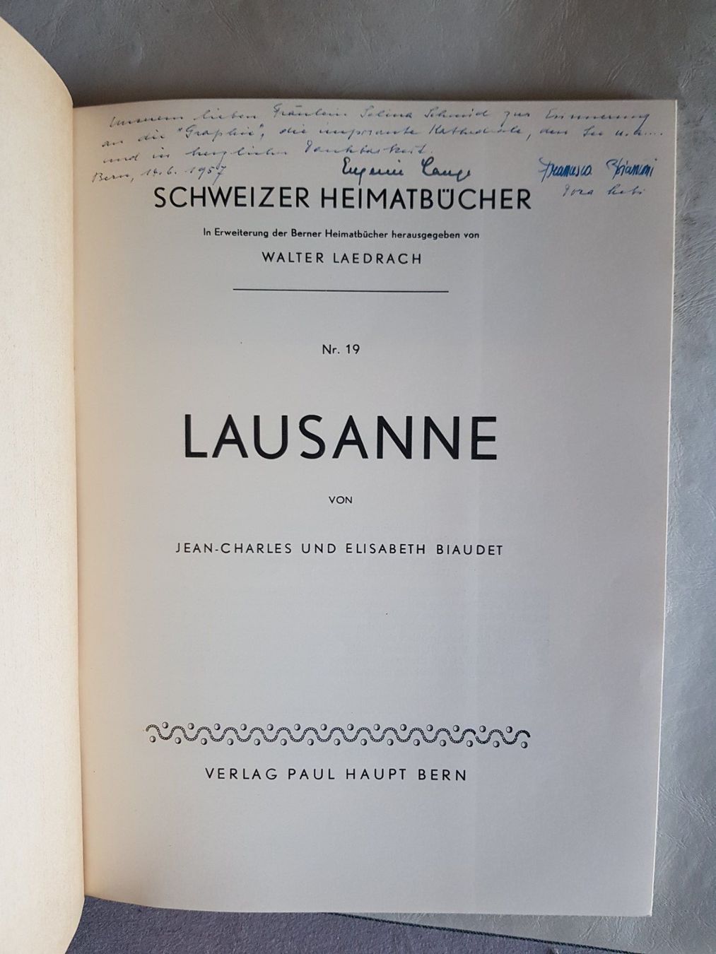 Libri: Schweizer Heimatbücher - Lausanne 1947 – Usato da Walterswil BE venduto da Lonitti 5